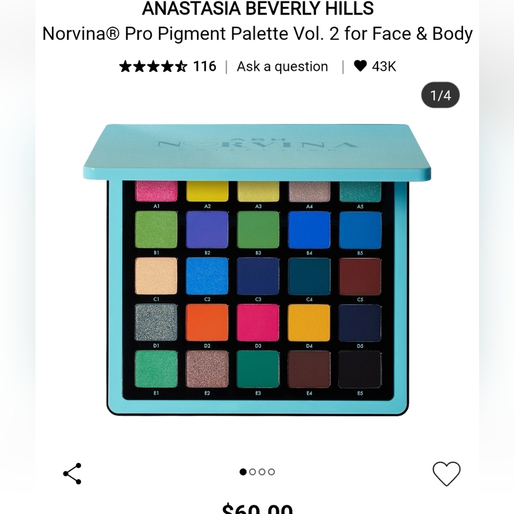 Anastasia Beverly hills norvina palette - Picture 3 of 4